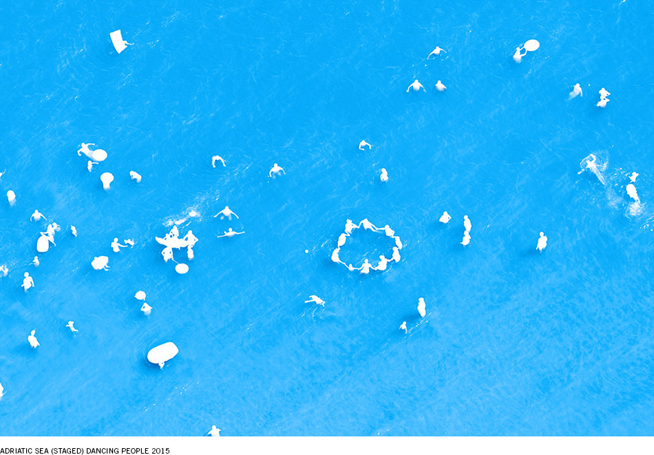 ADRIATIC SEA (STAGED) DANCING PEOPLE 2015