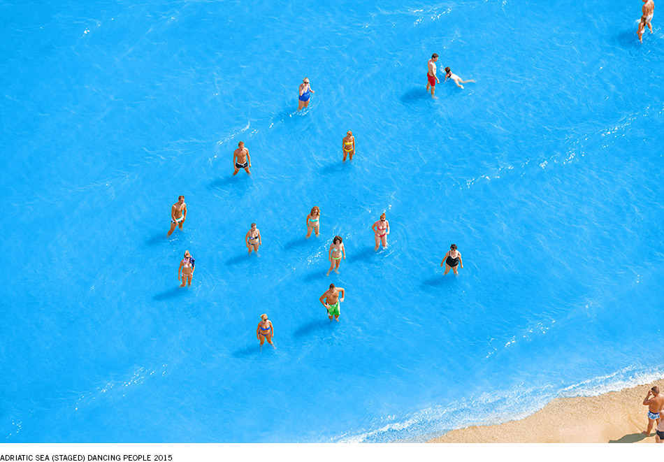 ADRIATIC SEA (STAGED) DANCING PEOPLE 2015