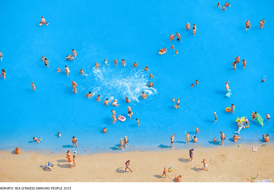 ADRIATIC SEA (STAGED) DANCING PEOPLE 2015