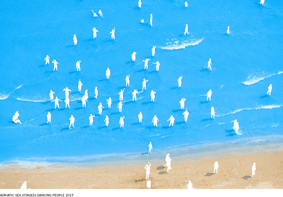 ADRIATIC SEA (STAGED) DANCING PEOPLE 2015