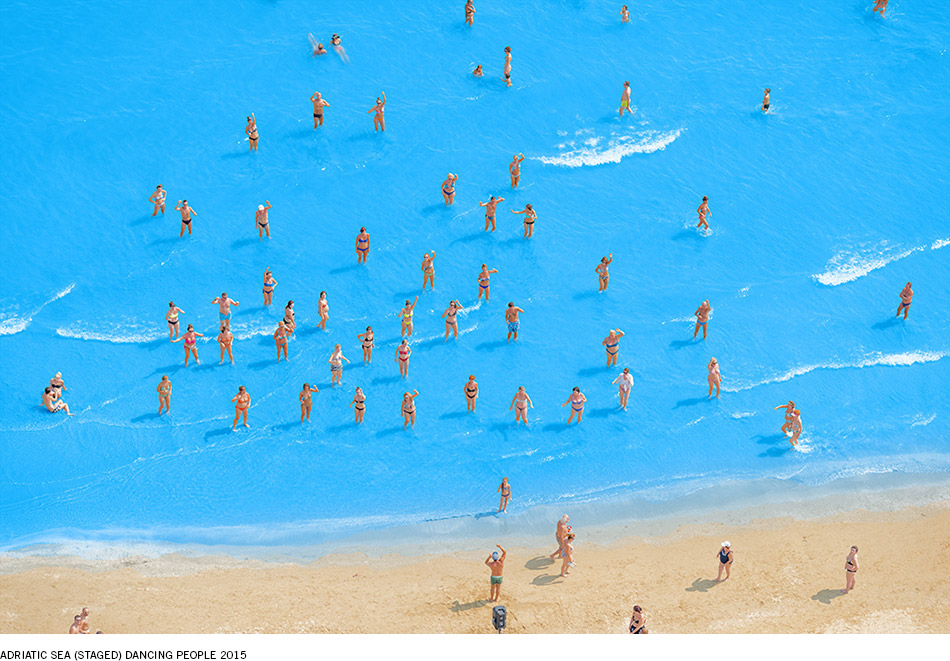 ADRIATIC SEA (STAGED) DANCING PEOPLE 2015