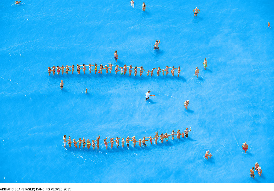 ADRIATIC SEA (STAGED) DANCING PEOPLE 2015